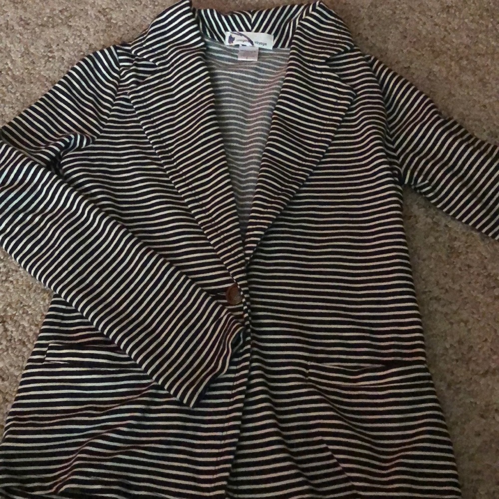 Striped blazer